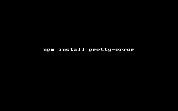 pretty-error