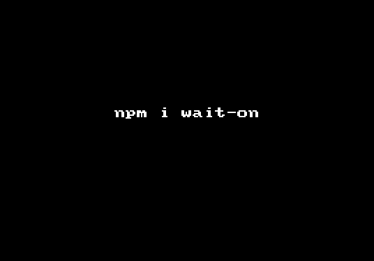 wait-on