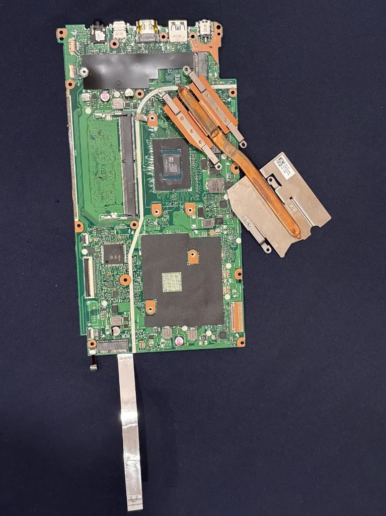 Cannibalized Laptop Motherboard