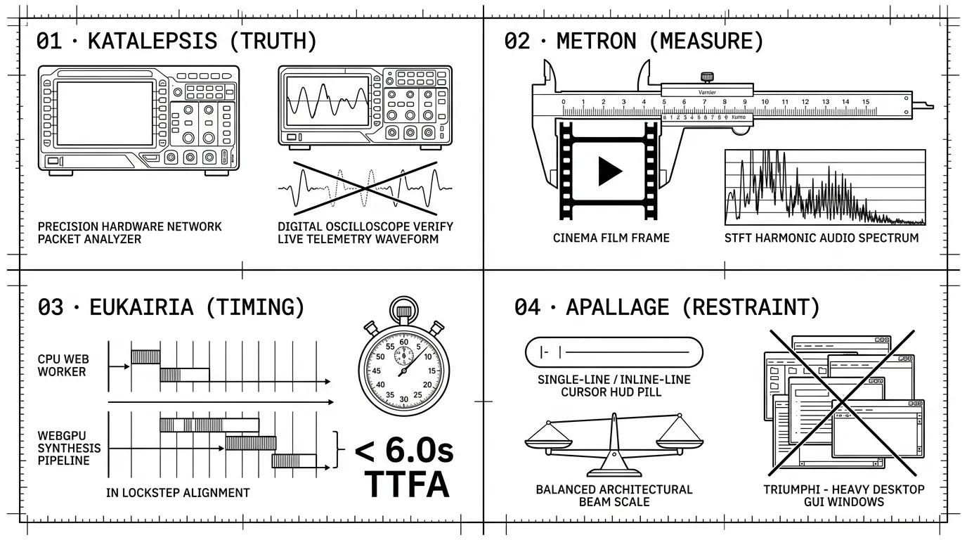 Four Stoic Engineering Laws (Ta Eis Heauton)
